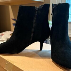 Corso Como Elegant Black Suede Ankle Boots